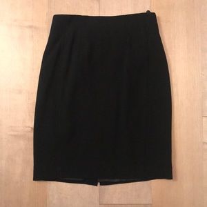 Black work skirt